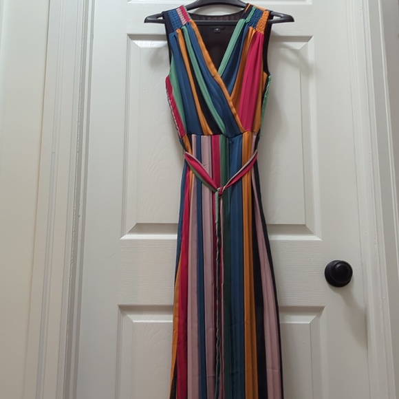 XS sleeveless striped Maxi dress - Picture 2 of 2